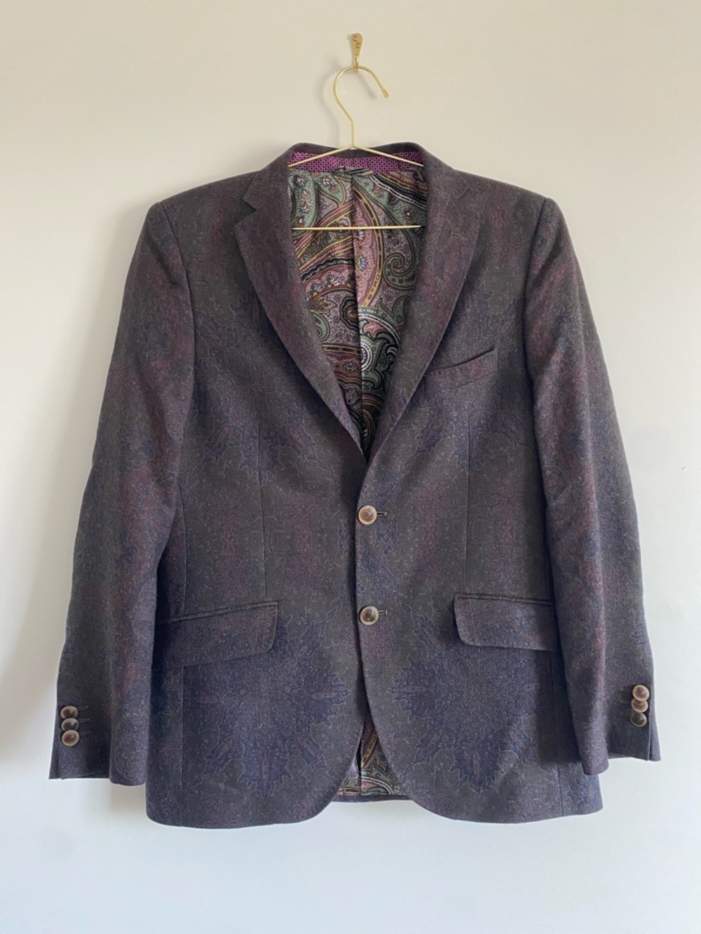 ETRO Paisley Wool–Silk Blazer | Made in Italy - Picture 2 of 15